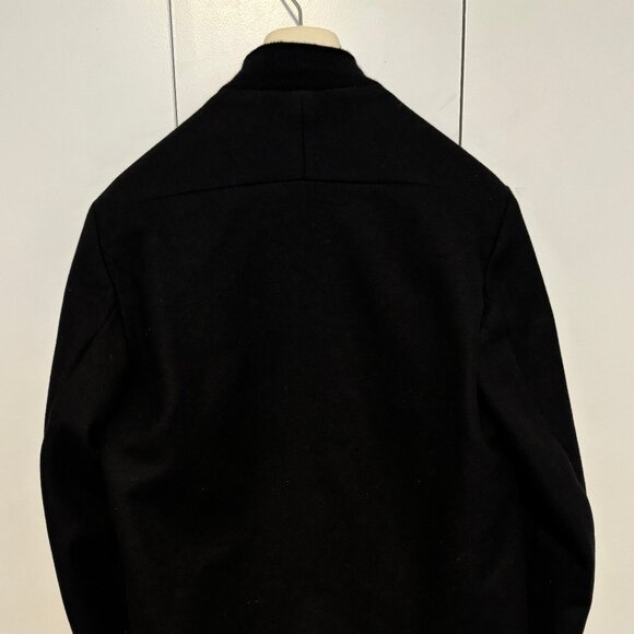Stephan Schneider Black Wool Thinner Bomber Jacket Size 5 - Medium - Picture 3 of 16